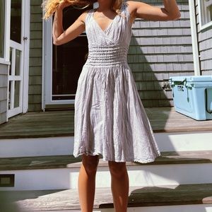 Tan bohemian sundress